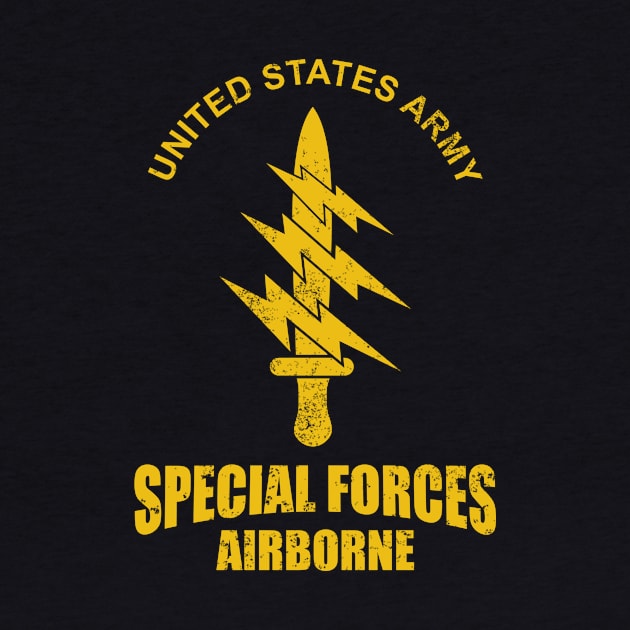 US Special Forces Airborne (distressed) by Firemission45